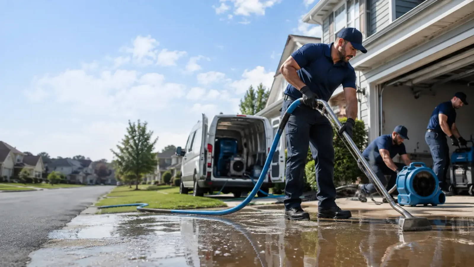 Storm-Related Flood Cleanup in Kinross, MI